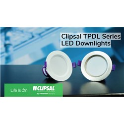 CLIPSAL 11W LED DOWNLIGHT 3000K WHITE 10 PACK CLITPDL100X10